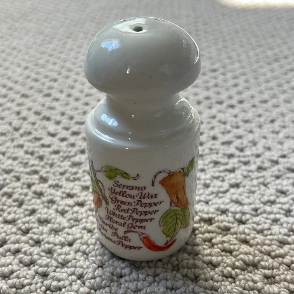 Ceramic Avon 1980 Salt and Pepper Shaker Set